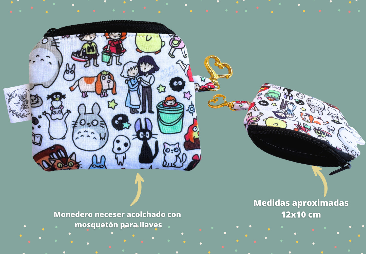 Monederos con mosquetón