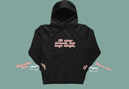 Sudadera para la alergia