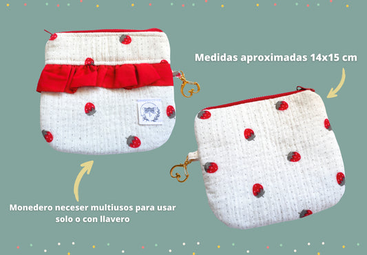 Cartera doble cremallera
