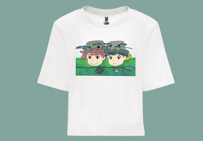 Ponyo y Sosuke cotillas