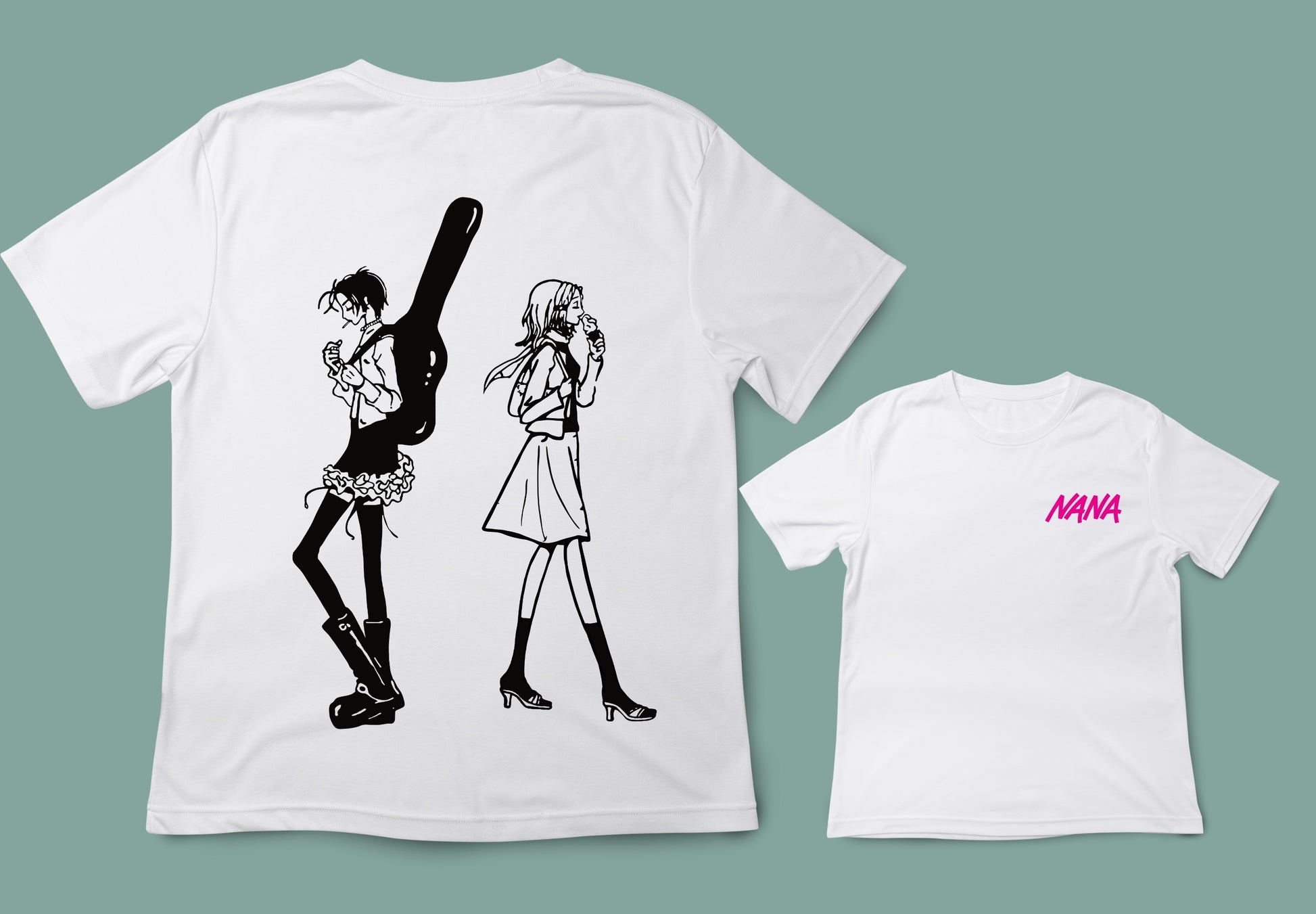 Camiseta unisex blanca anime nana