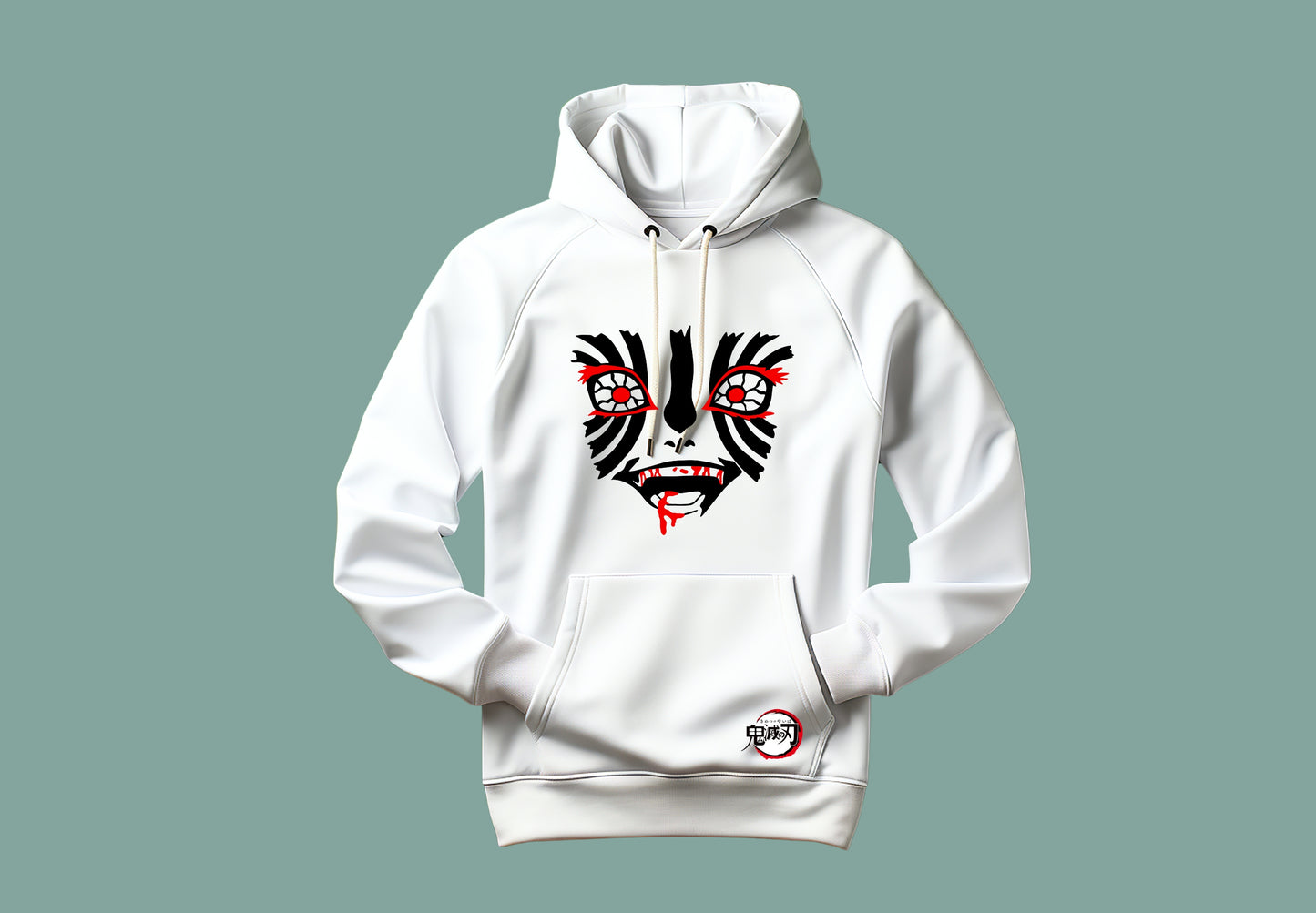 Sudadera KNY blanco frontal