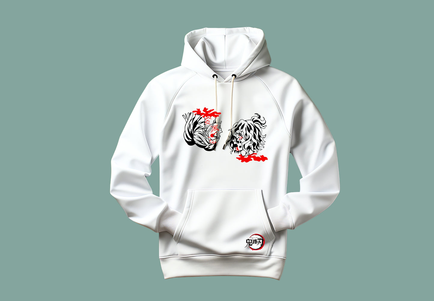 Sudadera KNY blanco frontal