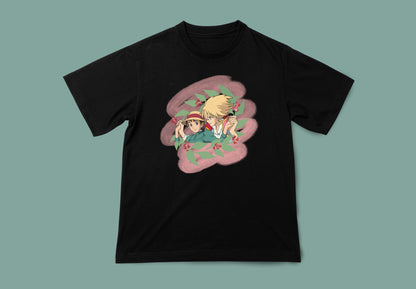 camiseta unisex negra el castillo ambulante howl ghibli