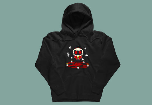 cult of the lamb sudadera negra videojuegos cordero secta